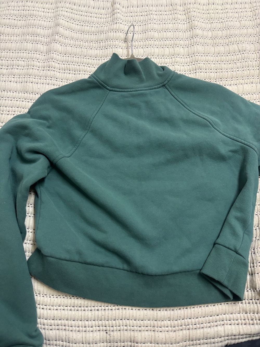 a new day Teal Green Mock Neck Sweater